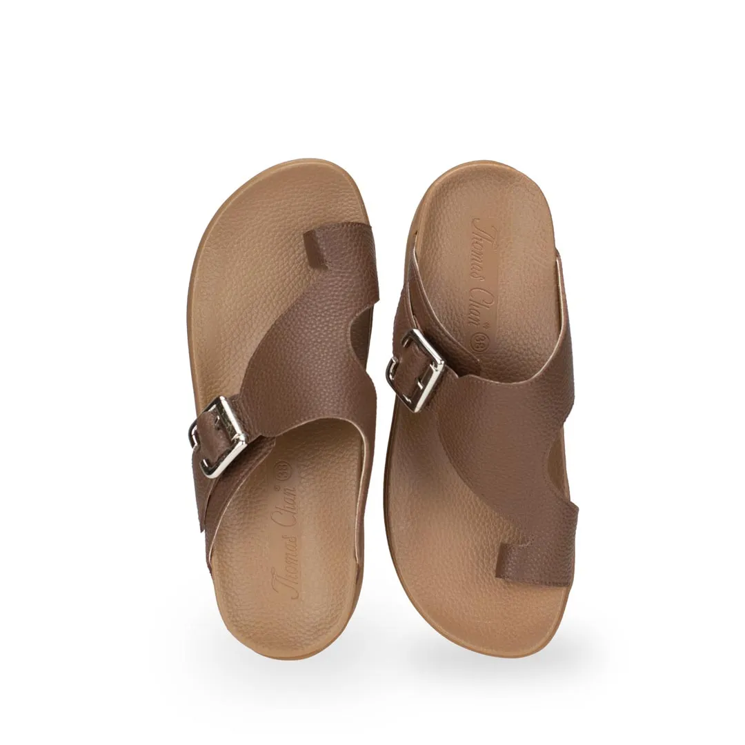 [20% off at cart] Men Toe Loop Buckle Sandals