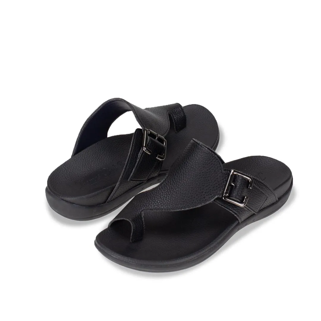 [20% off at cart] Men Toe Loop Buckle Sandals