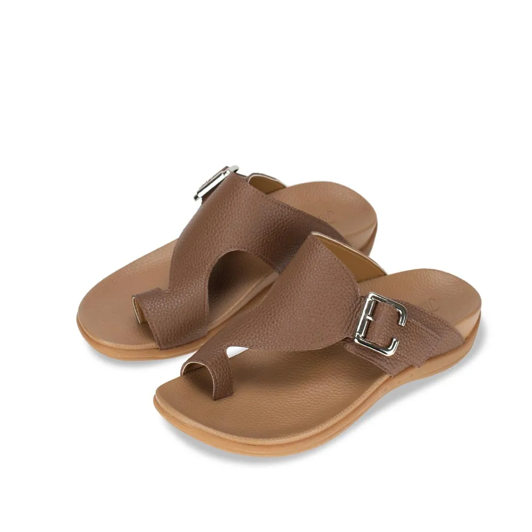 [20% off at cart] Men Toe Loop Buckle Sandals