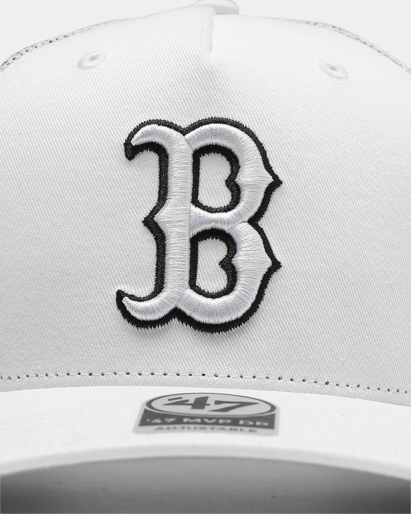 47 Brand Boston Red Sox Level Mesh MVP DV Snapback White