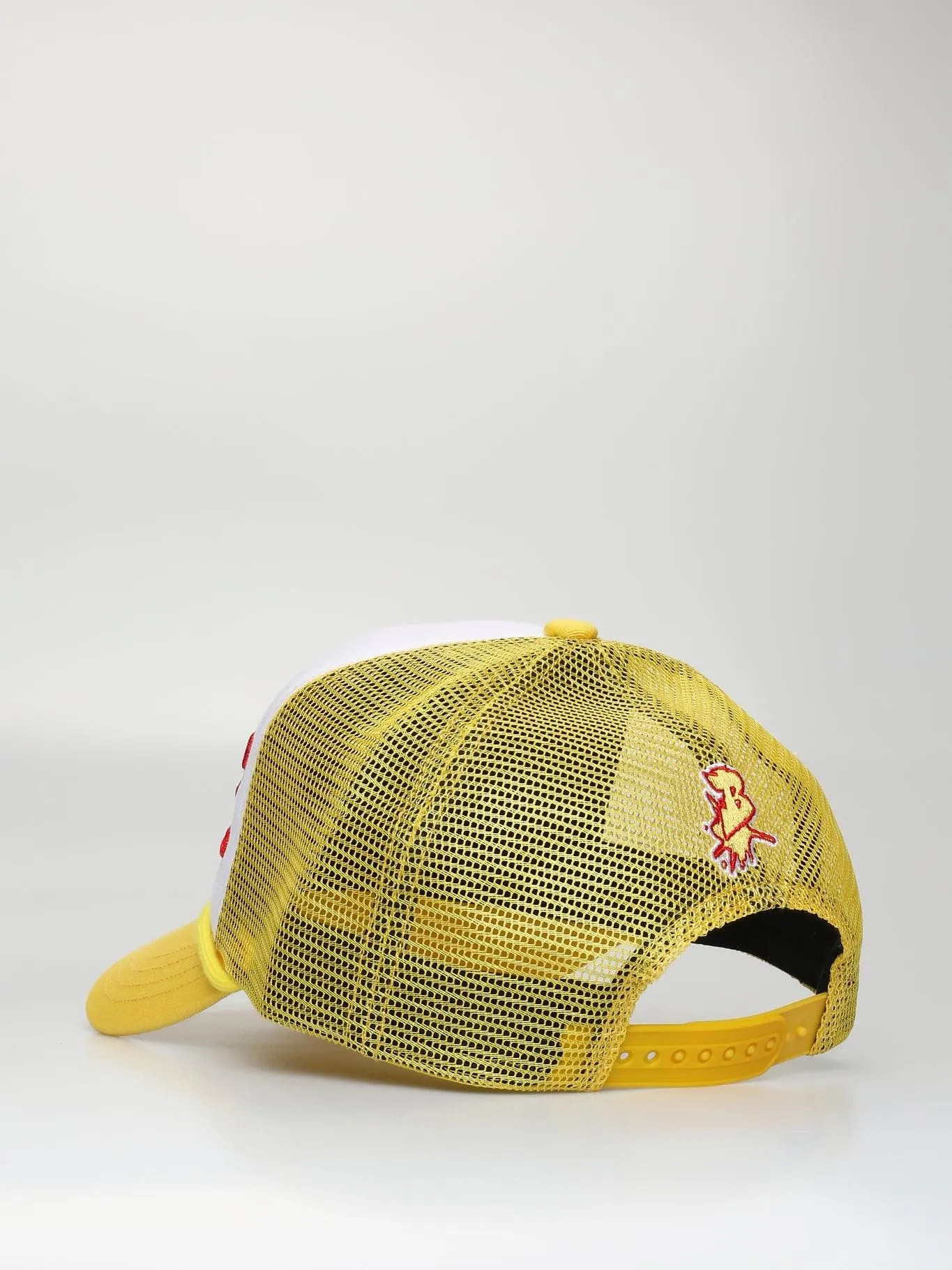Bhype Society - Bhype Trucker Hat White & Yellow