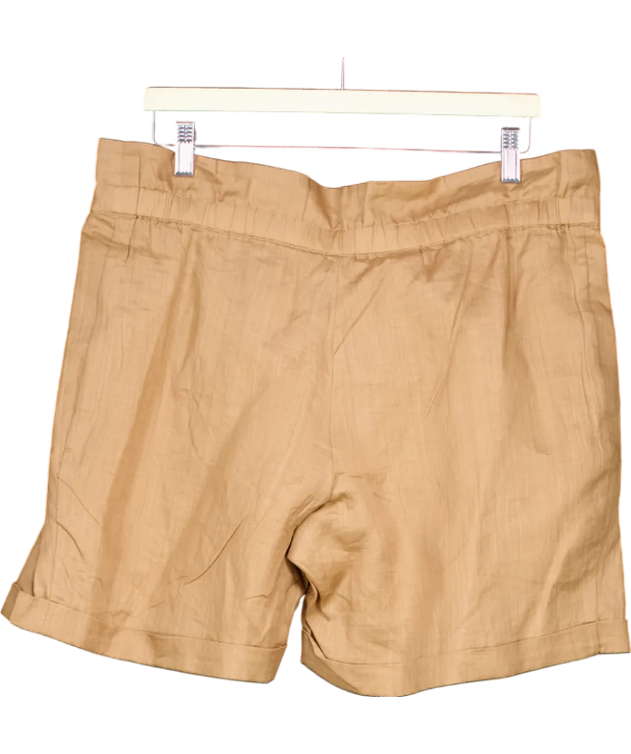 BOSS Brown Paperbag Shorts UK 8