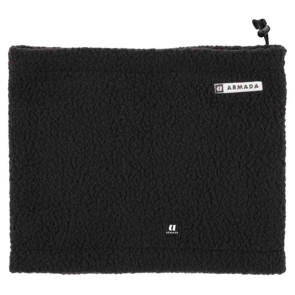Cord lock neckwarmer - Black