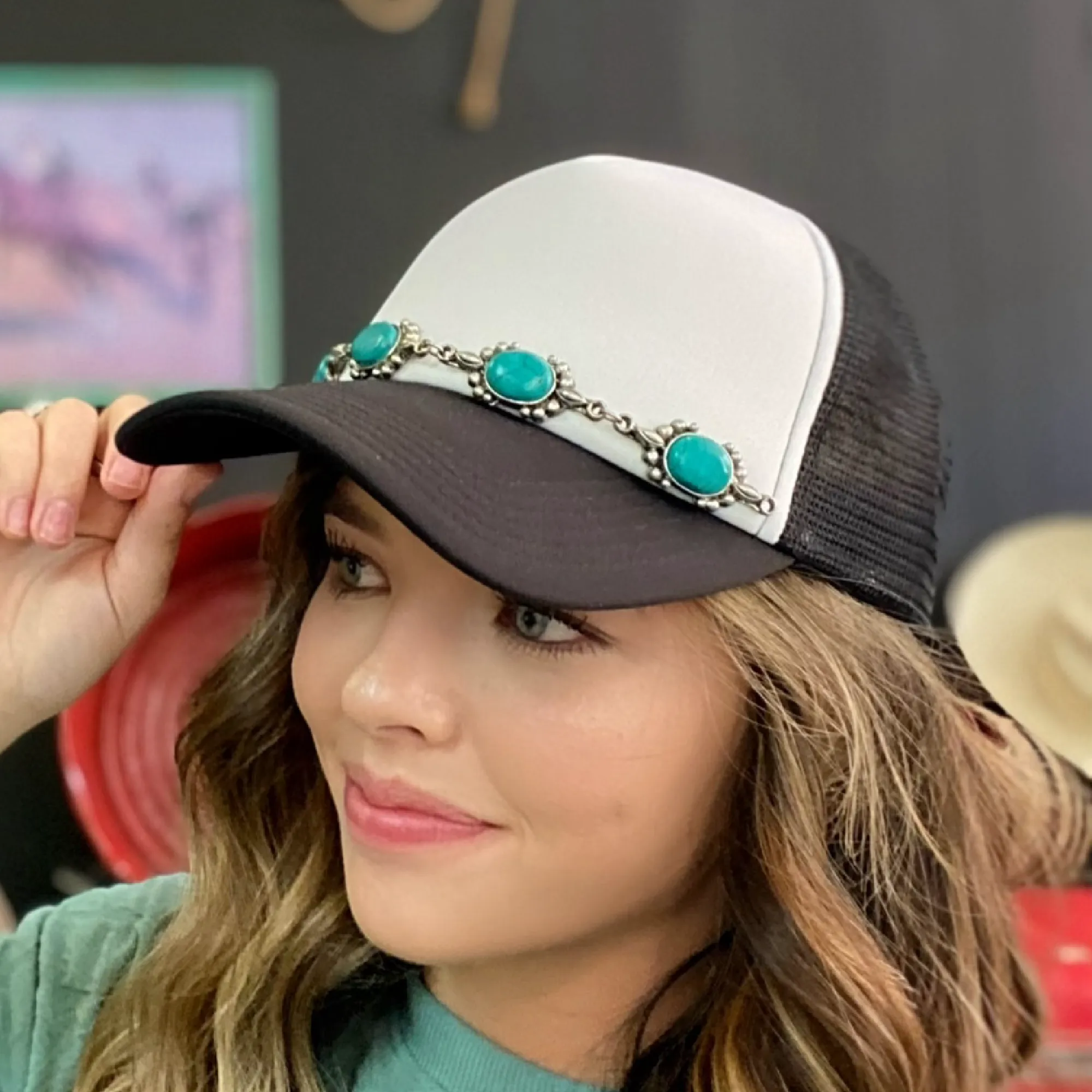 Customized Trucker Girl Cap - #13