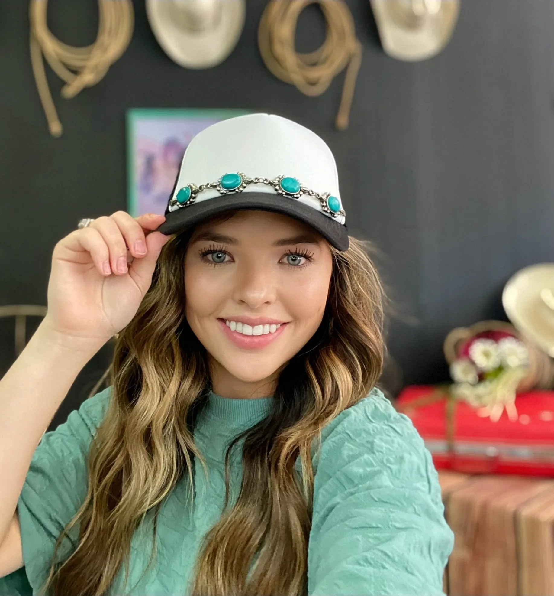 Customized Trucker Girl Cap - #13