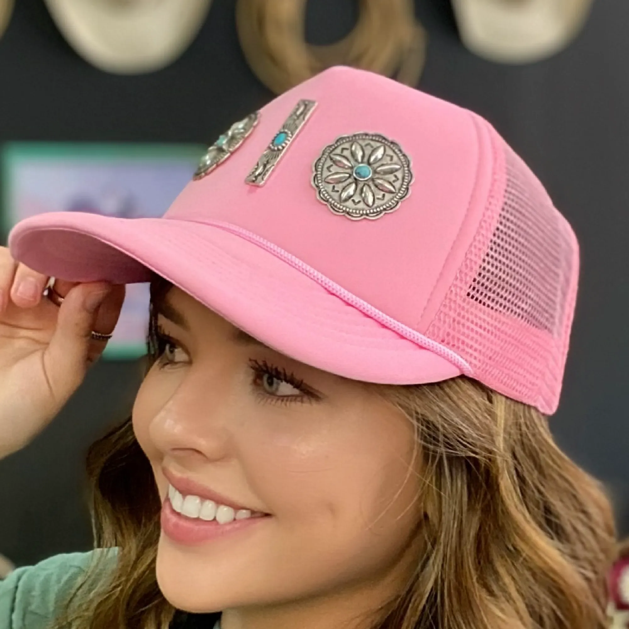 Customized Trucker Girl Cap - #16
