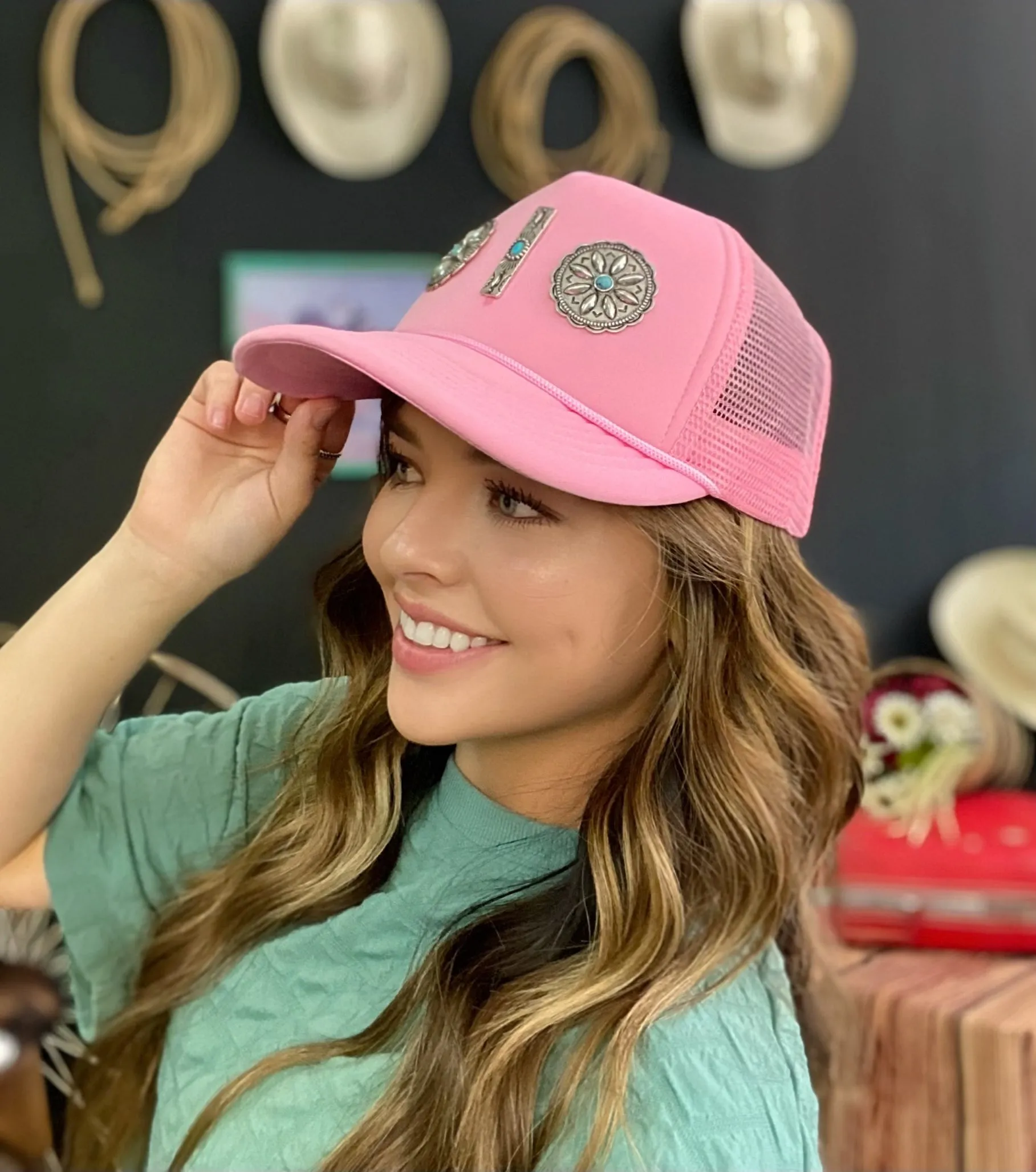 Customized Trucker Girl Cap - #16