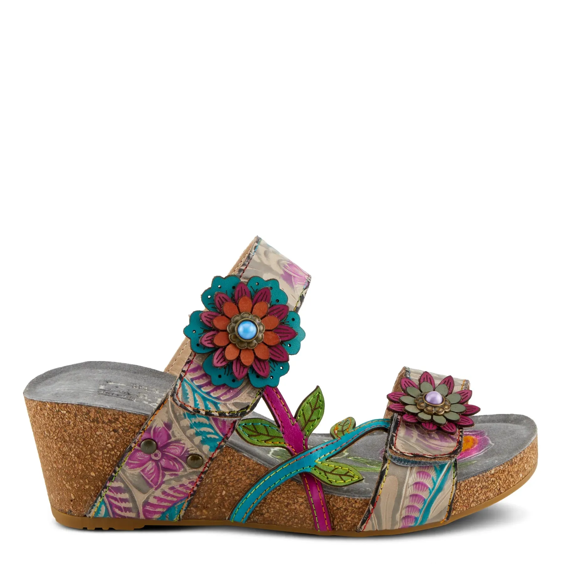 L'ARTISTE BY SPRING STEP MOAI GREY MULTI