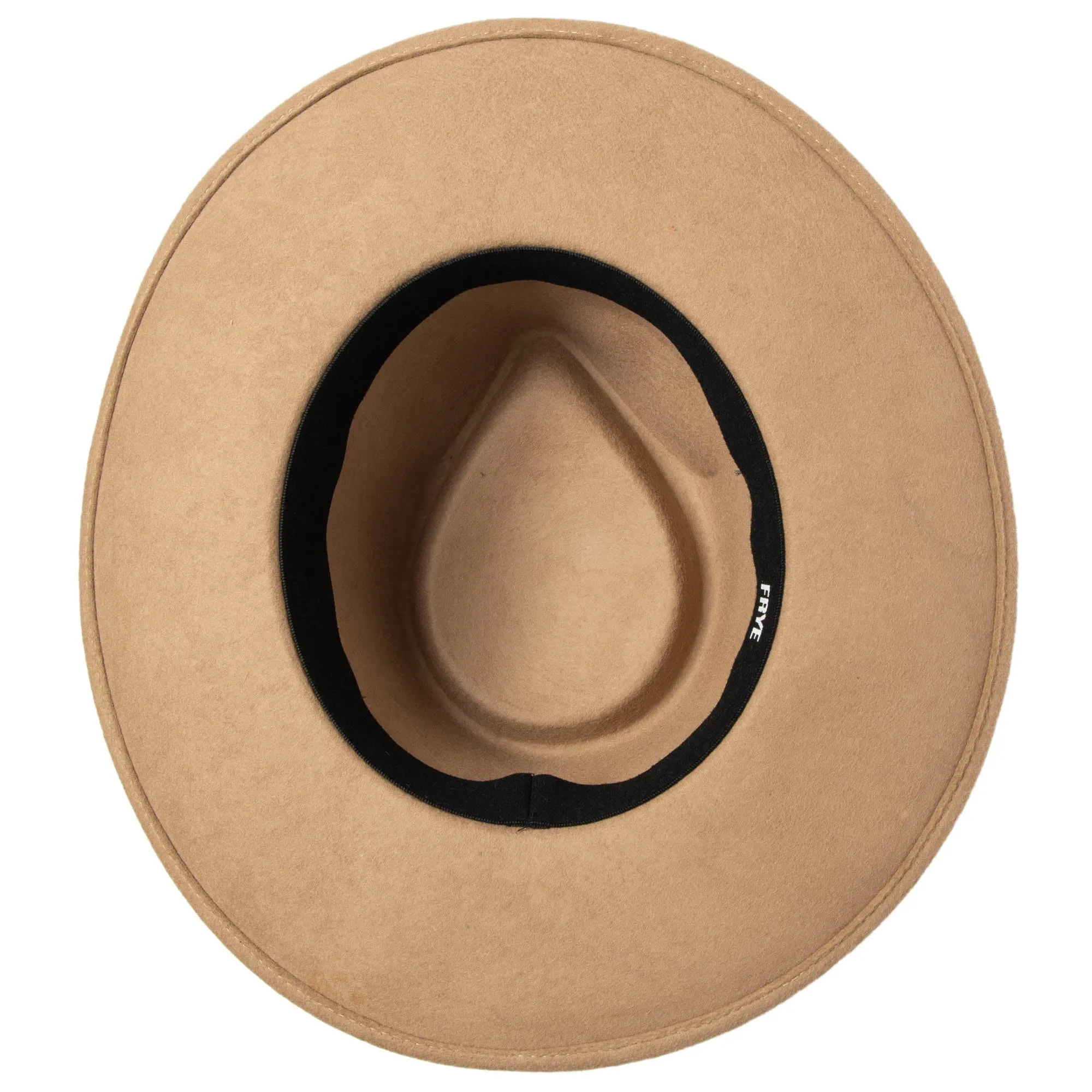 Men's Wool Felt Pinch Crown Fedora by FRYE
