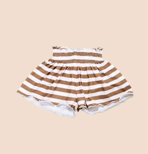 Mocha Paperbag Top