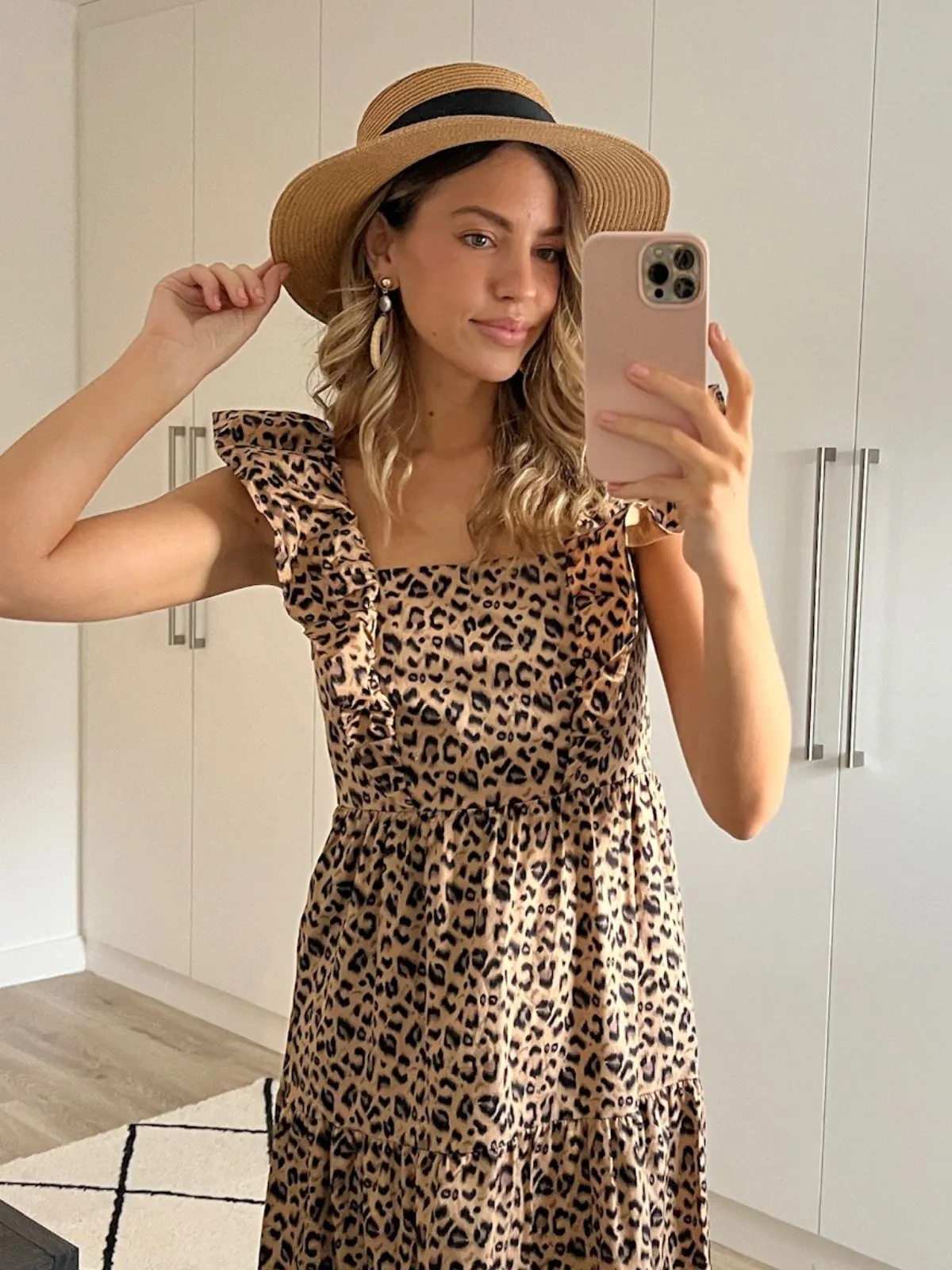 Mykonos Personalised Ribbon Panama Hat / Black