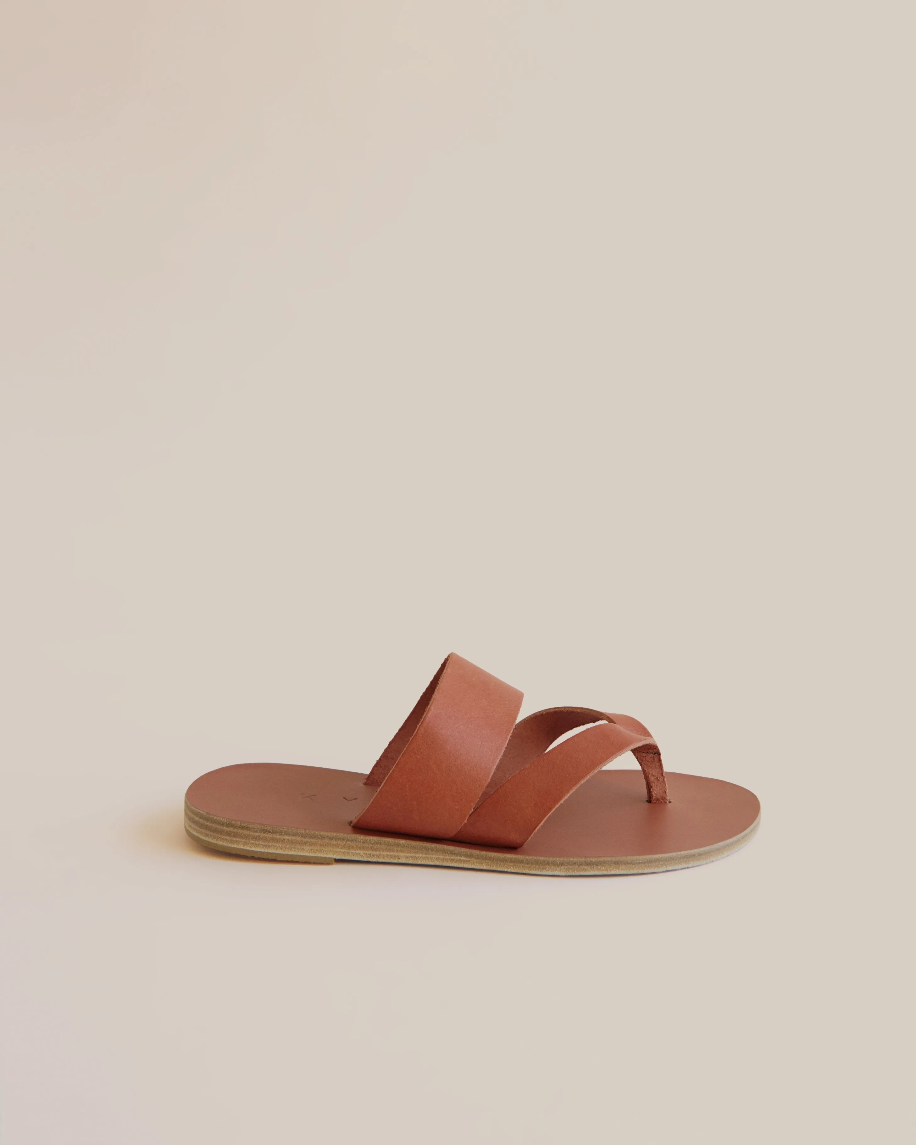 Peristera Leather Slide Sandal