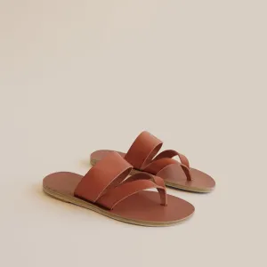 Peristera Leather Slide Sandal