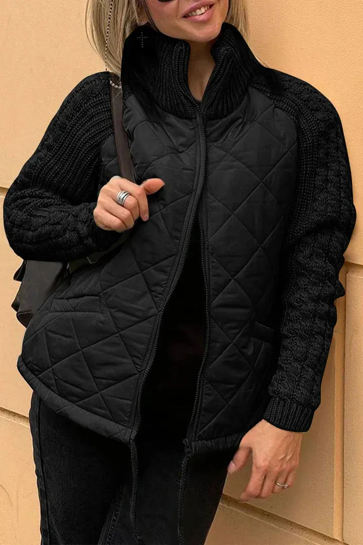 REINA - Quilted Knit Jacket