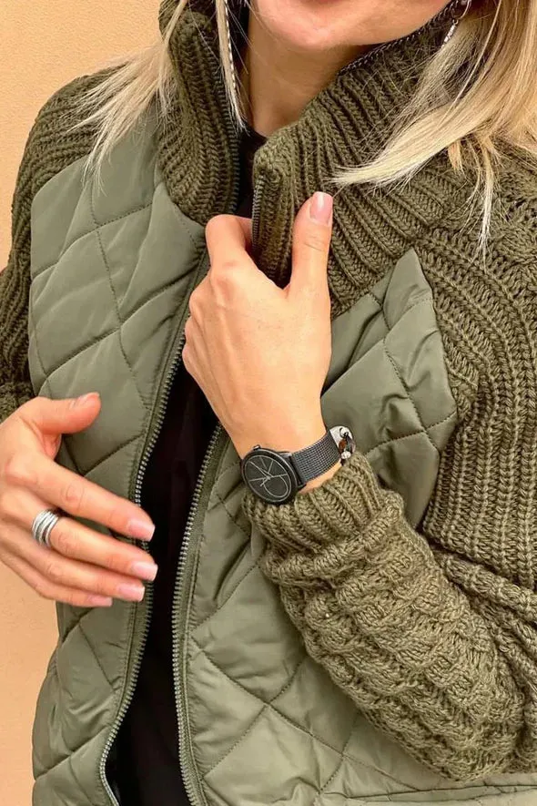 REINA - Quilted Knit Jacket