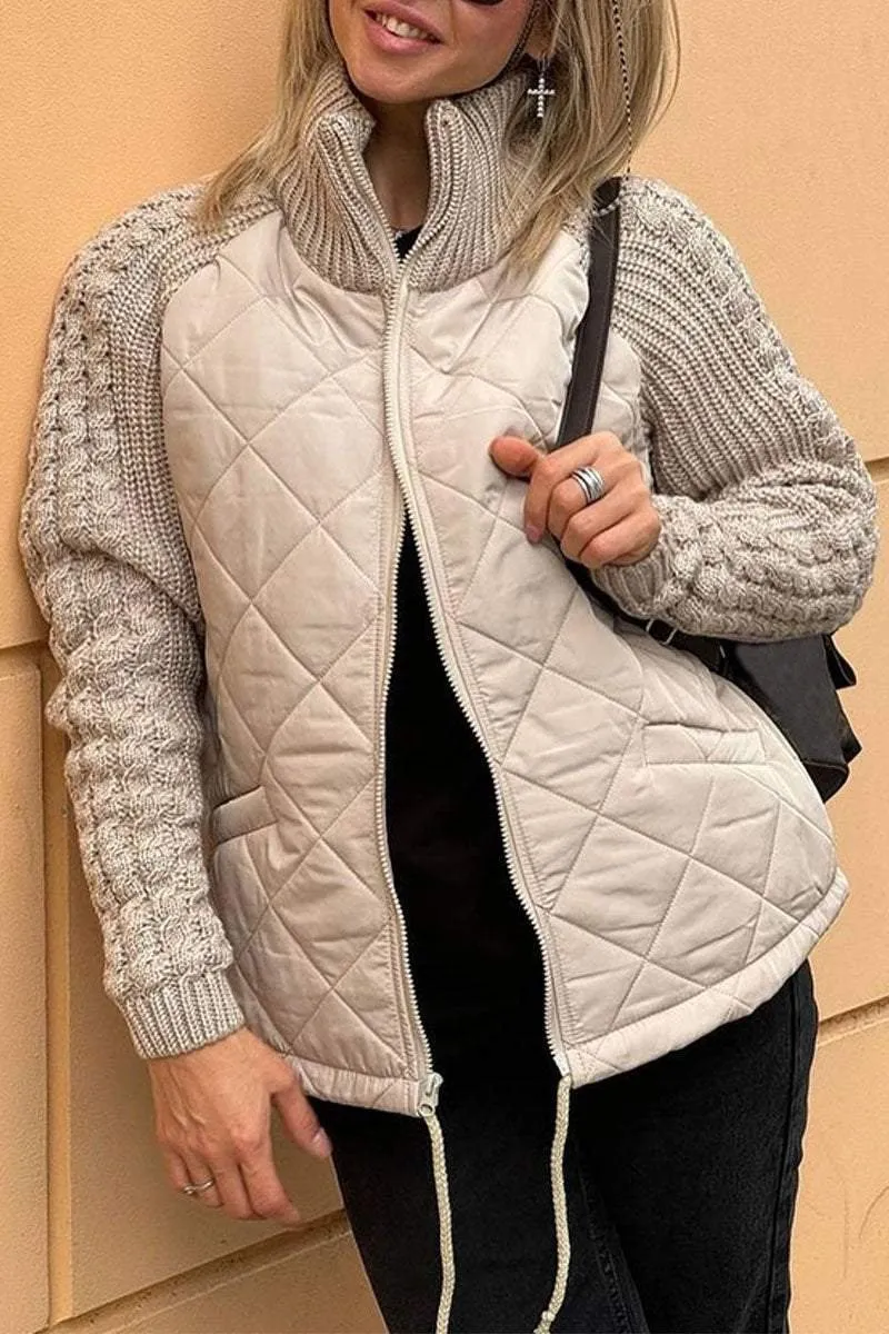 REINA - Quilted Knit Jacket