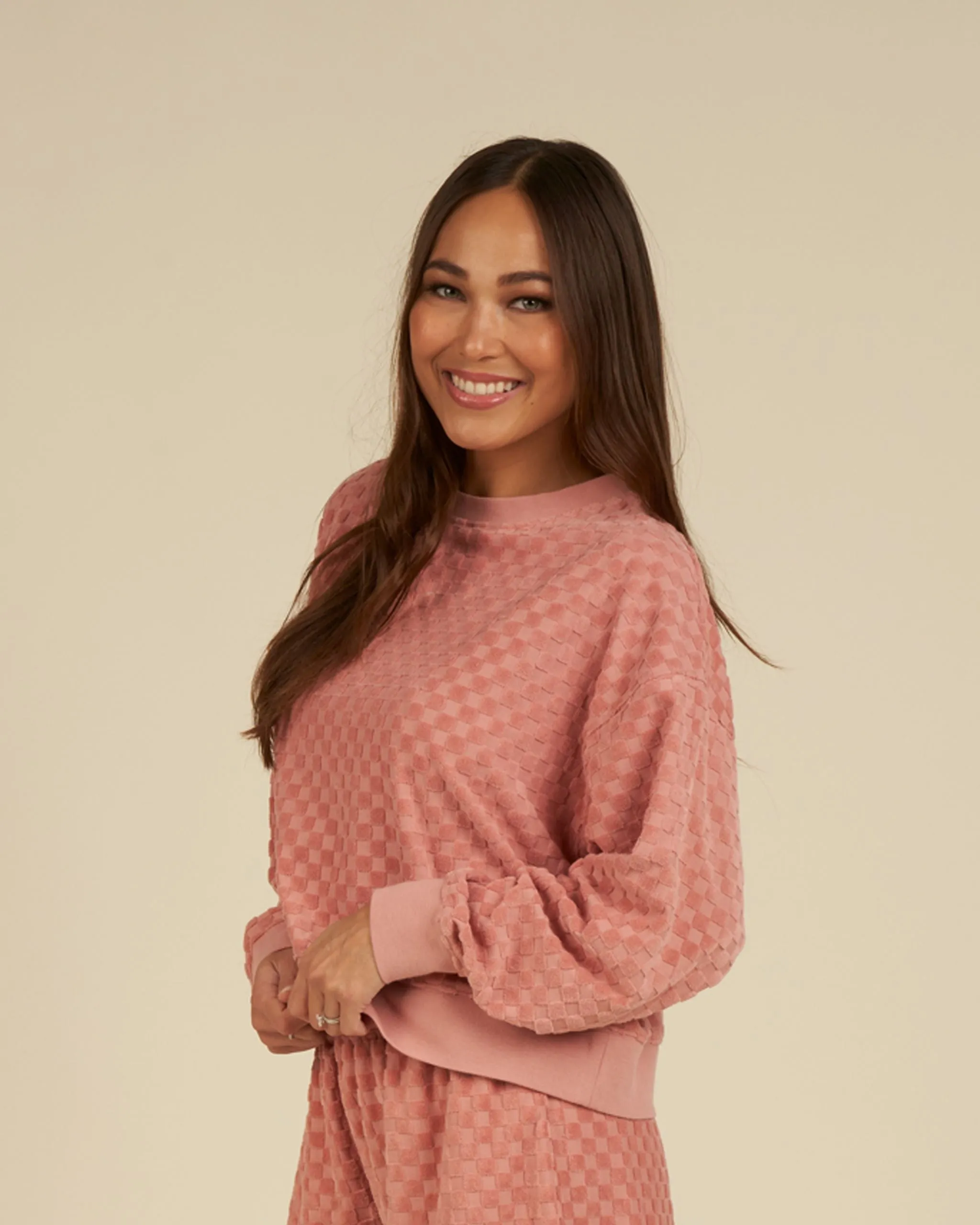 Relaxed Short | Pink Check