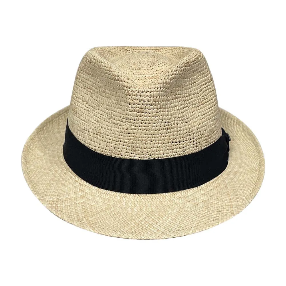 Saint Martin - Crocheted Panama Trilby Fedora