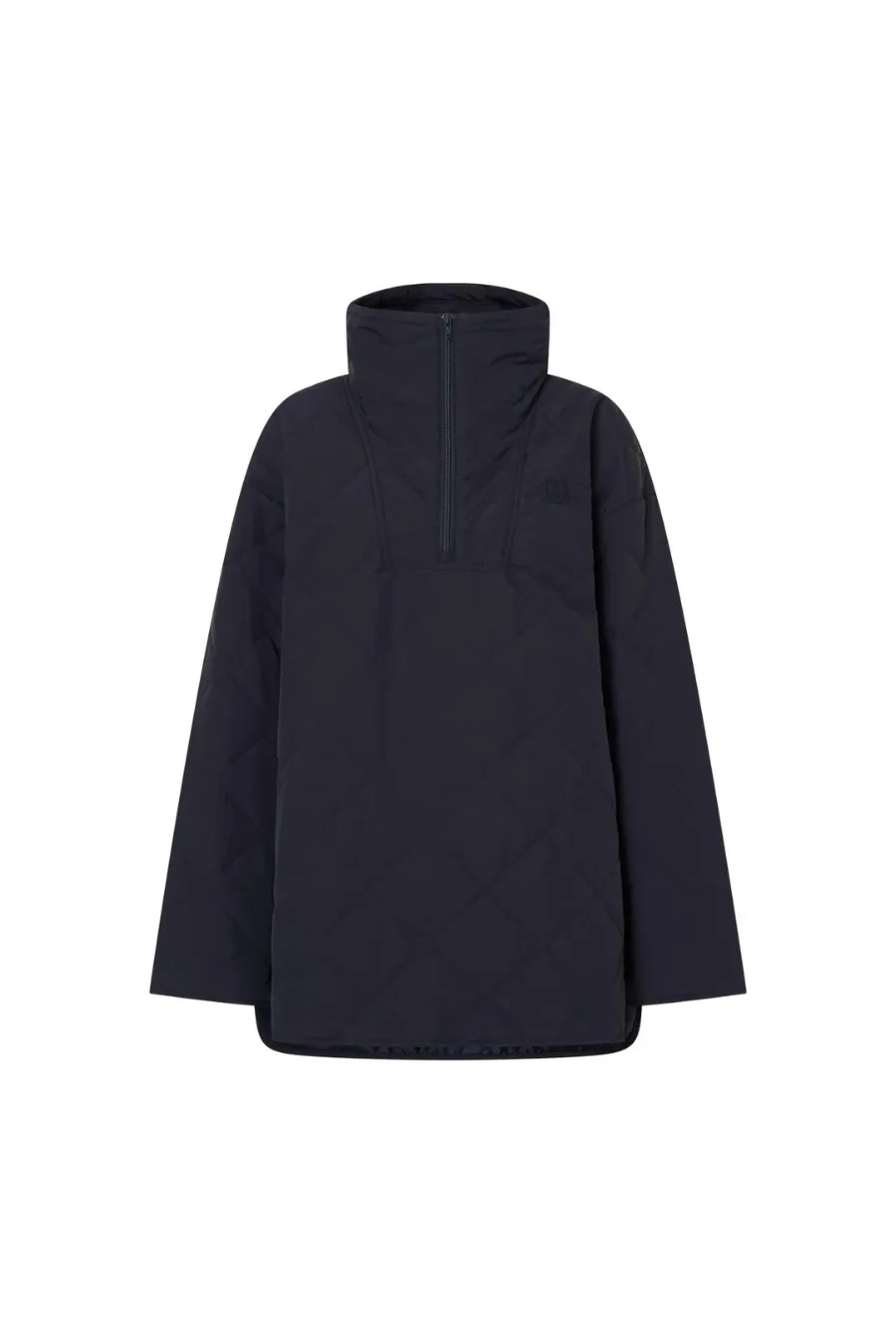 Santal Quilted Pullover Navy