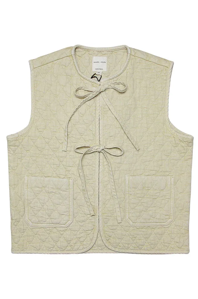 Seventy   Mochi Aria Mellow Yellow Vest