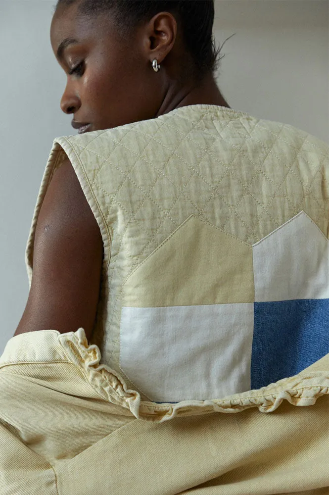 Seventy   Mochi Aria Mellow Yellow Vest