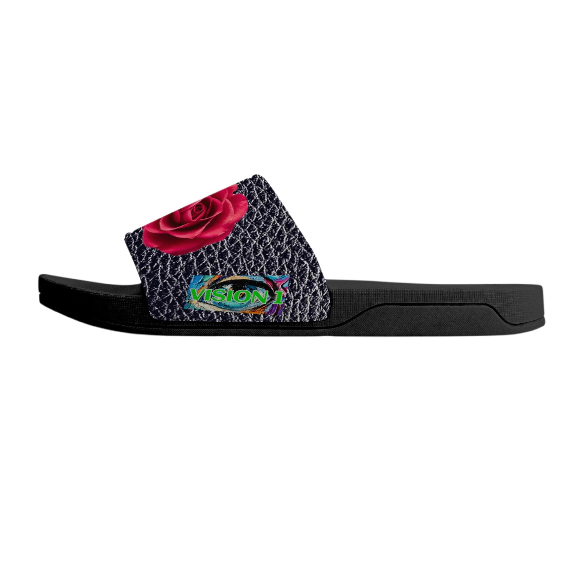 Slide Sandals - Black V3 | Sandals Customized | Shoe Zero