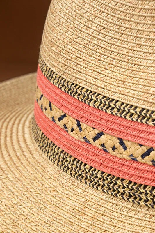 Southwestern Band Panama Hat