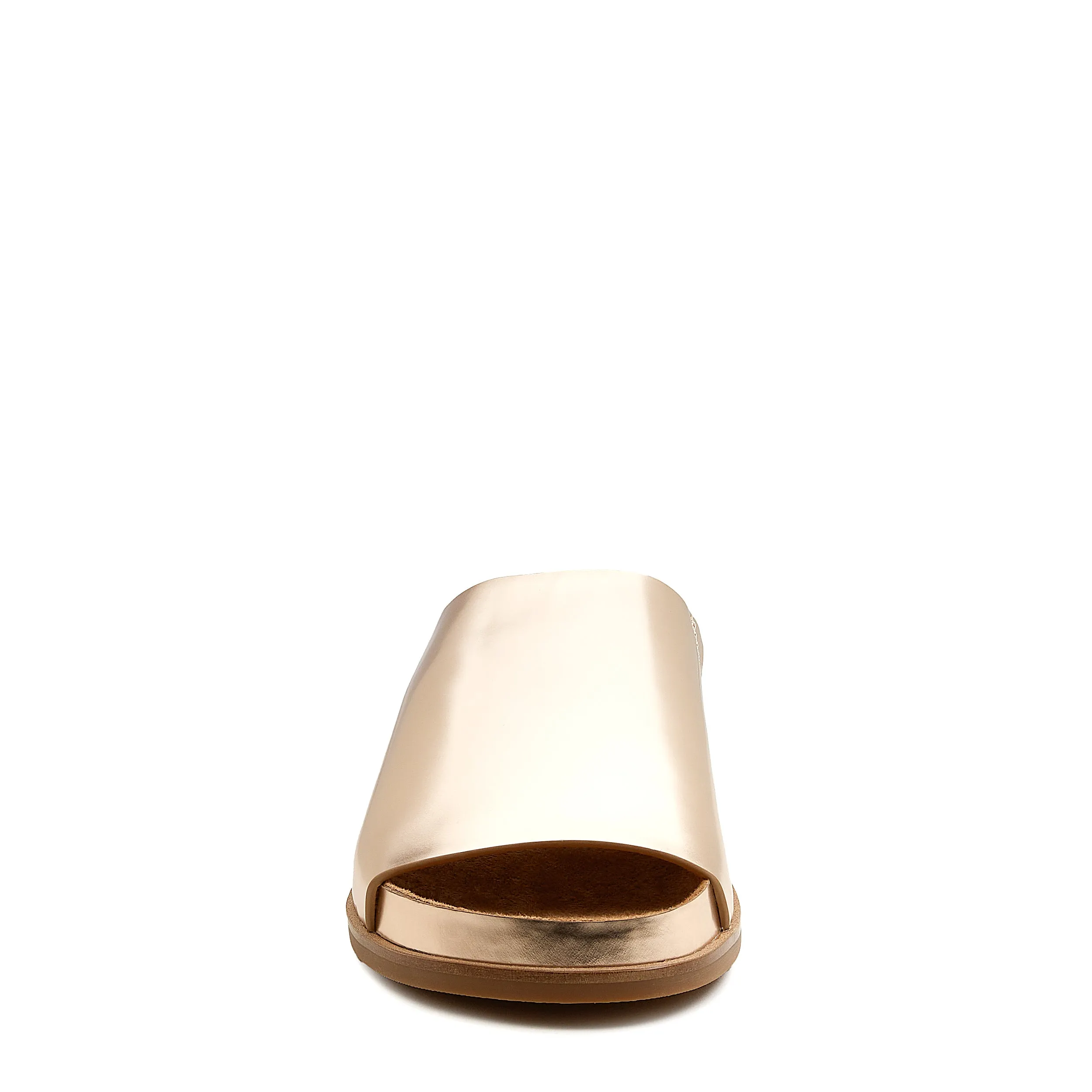 Squish Gold Slide Sandals
