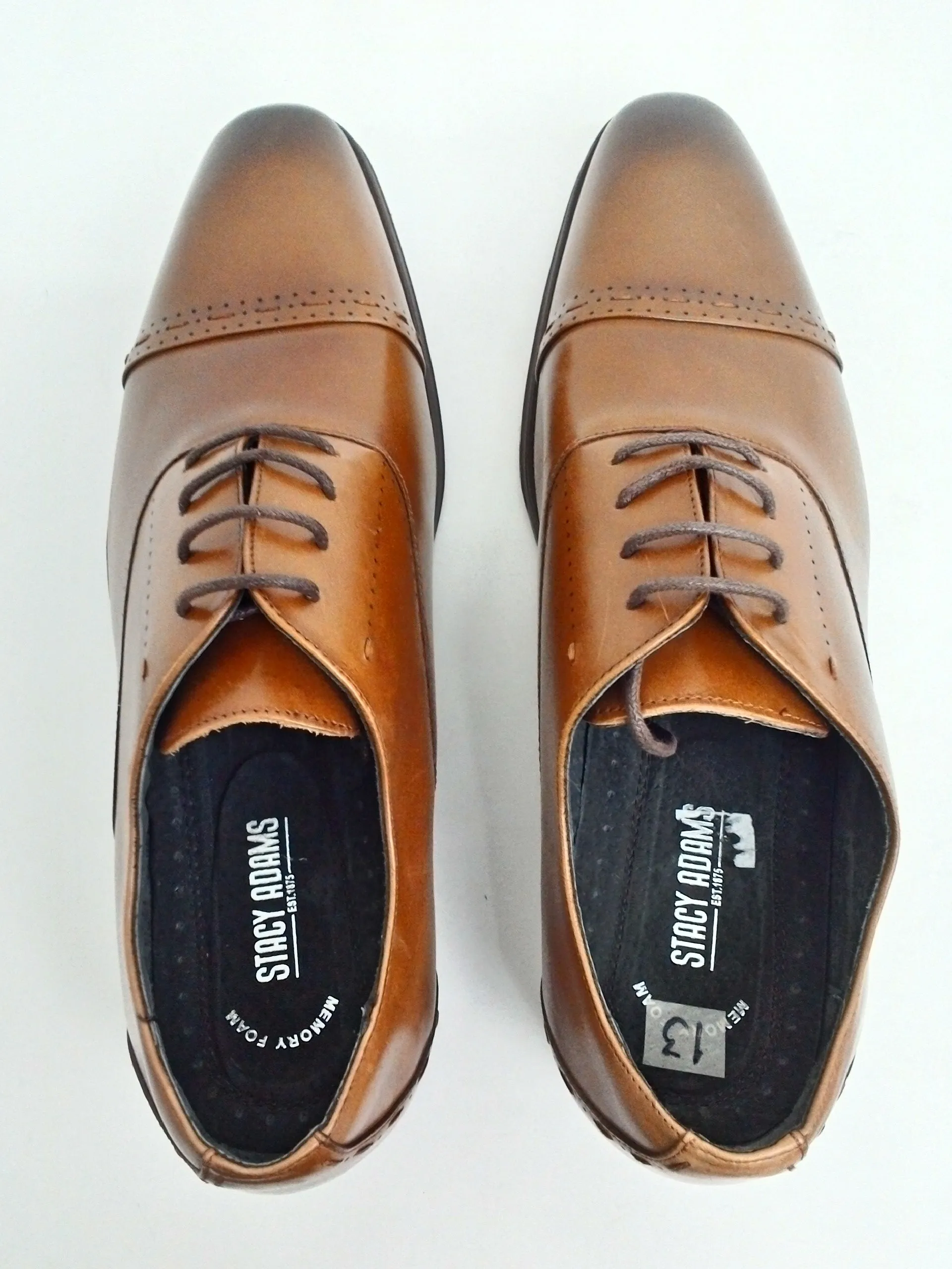 Stacy Adams Men's Brown Oxford Size 13