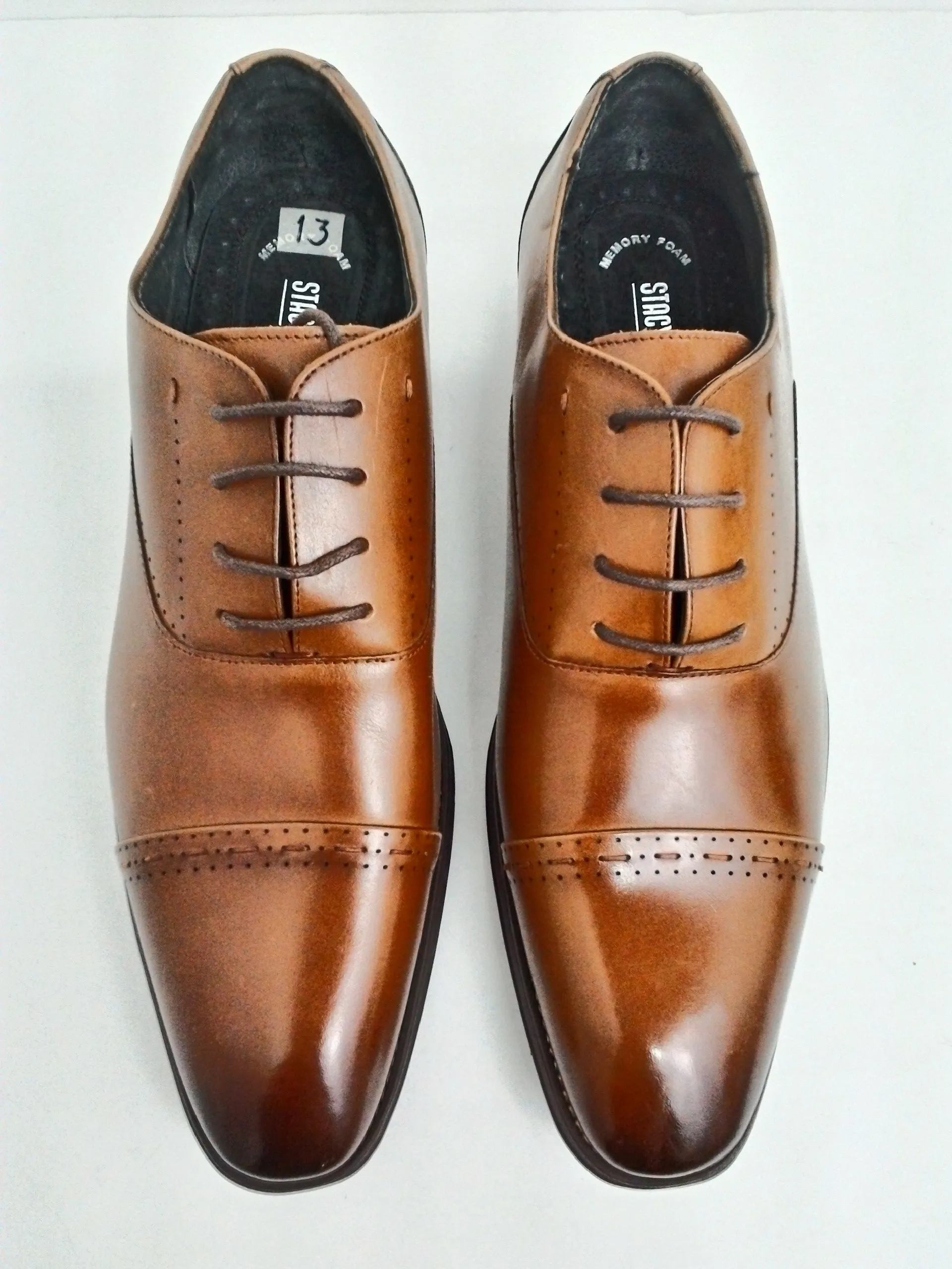 Stacy Adams Men's Brown Oxford Size 13