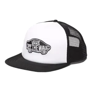 Black and White Vans Classic Patch Trucker Hat -Optimized