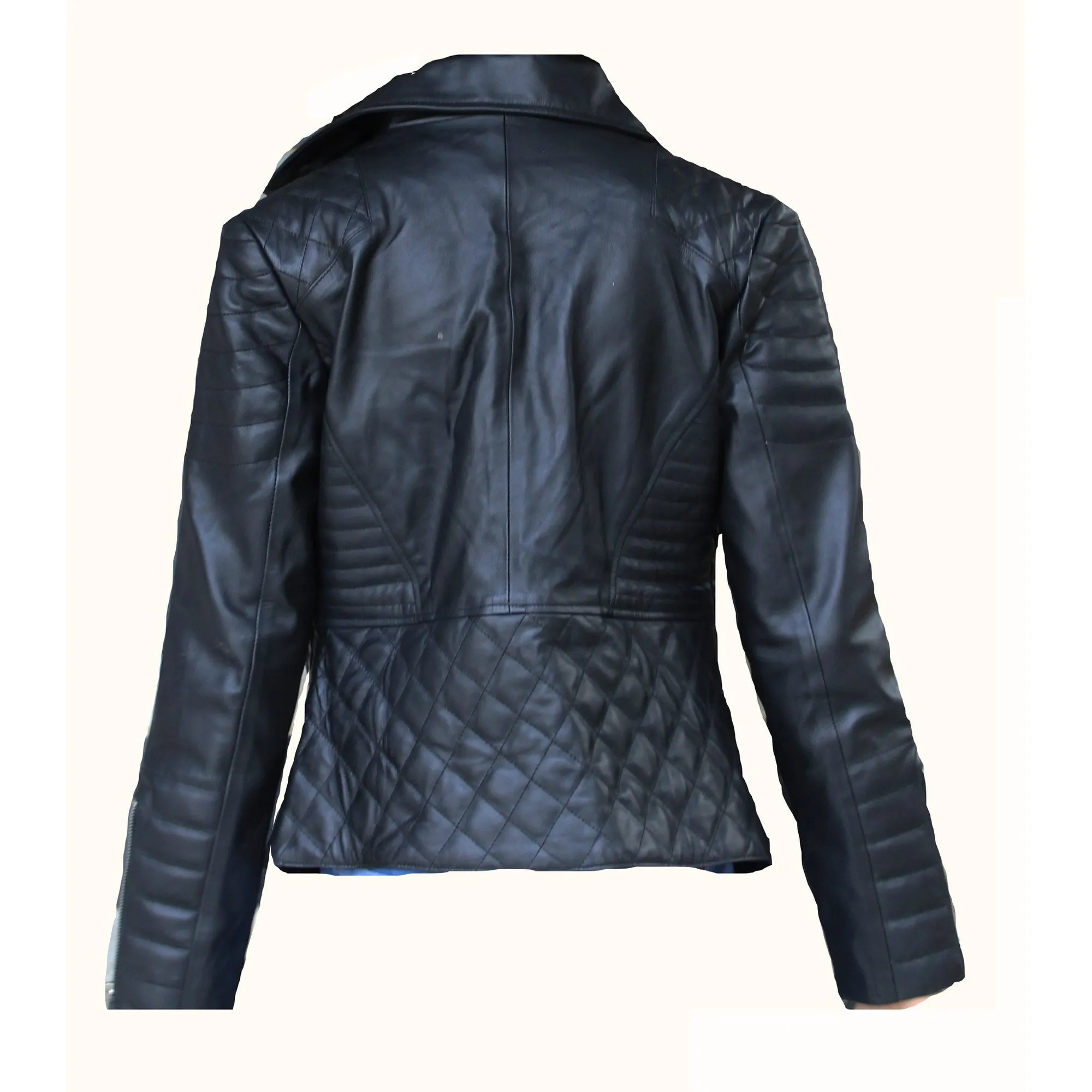 Women's jacket with quilted patterns
